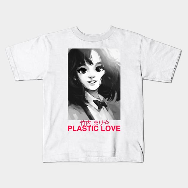 Mariya Takeuchi Plastic Love Kids T-Shirt by vinceruz